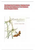 Test Bank for Evolution&comma; Making Sense Of Life 2nd Edition by Carl Zimmer&comma; Prof&period; Douglas Emlen&period;