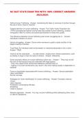 NC BLET STATE EXAM TRO WITH 100&percnt; CORRECT ANSWERS  2023&sol;2024&period;