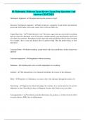 IB Philosophy Bundled Exam with 100&percnt; correct answers
