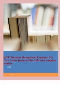 QGT1 Business Management Capstone&semi; Pet Care Centre Business Plan 2024 with complete solution