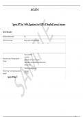  Sports IOT Day 1 With Questions And 100&percnt; All Detailed Correct Answers