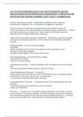 NR 546 Final EXAM Psychopharmacology Questions And Correct Answers With Complete Solutions Updated Latest