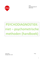 Psychodiagnostiek: niet-psychometrische methoden (handboek)