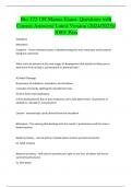 Bio 172 UH Manoa Exam- Questions with Correct Answers&sol; Latest Version &lpar;2024&sol;2025&rpar;&sol; 100&percnt; Pass