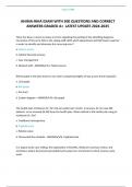 AHIMA-RHIA EXAM WITH 300 QUESTIONS AND CORRECT ANSWERS GRADED A&plus;  LATEST UPDATE 2024-2025