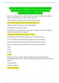 NUTRITION HESI 1 STUDY GUIDE QUESTIONS AND ANSWERS ELABORATIONS WITH ALL ANSWERS CORRECT 2024&excl;&excl;