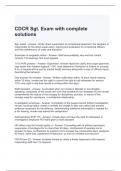 CDCR Sgt&period; Exam with complete solutions
