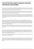 Lord Of The Flies Chapter Summaries Questions And Answers Latest Update
