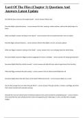 Lord Of The Flies &lpar;Chapter 1&rpar; Questions And Answers Latest Update