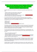 NURS 123 All Quizzes Latest Update 2024-2025 Actual Exam Questions and 100&percnt; Verified Correct Answers Guaranteed A&plus;