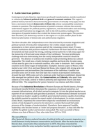 Summary of Understanding Contemporary Latin America 