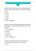 Pre-Scribe test with 100- correct answers 2024&period;