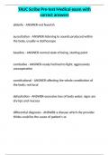 TAUC Scribe Pre-test Medical exam with correct answers&period;