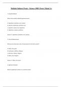 Multiple Subjects Praxis - Science &lpar;5005&rpar; Form 1 Rated A&plus; 
