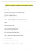 Praxis 5005 Elementary Education &lpar;Science&rpar; Complete Solutions 