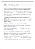 POS 110&colon; Midterm Exam with 100&percnt; correct answers 2024