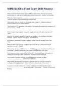 NIMS-IS 200&period;c Final Exam 2024 Newest