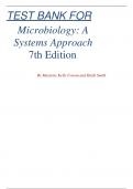 TEST BANK FOR Microbiology&colon; A Systems Approach 7th Edition  By Marjorie Kelly Cowan and Heidi Smith &lpar; NEW EDITION 2024&rpar;