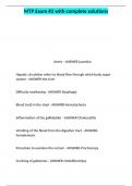 MTP Exam -2 with complete solutions