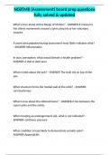 NCBTMB &lpar;Assessment&rpar; board prep questions fully solved & updated