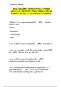 MDC III EXAM 1 NEWEST UPDATE WITH MULTIPLE CORRECTLY ANSWERED ALREADY GRADED A&plus;  &vert;2024&sol;25 UPDATE & VERIFIED