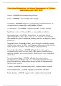 WGU D307&sol; D307 CURRENT BUNDLED EXAMS WITH VERIFIED ANSWERS AND QUESTIONS