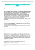 CIP BSA 3 Basics -Questions with Correct Answers&sol; 100&percnt; pass&sol; Expert Verified