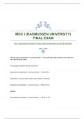 MDC I &lpar;RASMUSSEN UNIVERSITY&rpar; FINAL EXAM&vert;GUARANTEED ACCURATE ANSWERS&excl;&excl;