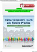 Test Bank&colon; Public &sol; Community Health and Nursing Practice&colon; Caring for Populations&comma; 2nd Edition&comma; Christine L&period; Savage Edition 2024 Version Pdf ISBN&colon;9780803677111 Download