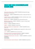 2024 NR 302 CHAMBERLAIN EXAM ONE