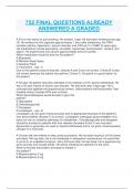 MED SURG EAR&comma; EYE SAUNDERS QUESTIONS QUESTIONS ALREADY ANSWERED A GRADED