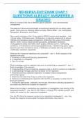 MED SURG EAR&comma; EYE SAUNDERS QUESTIONS QUESTIONS ALREADY ANSWERED A GRADED