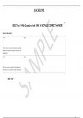  BECC Test 1 With Questions And 100&percnt; All DETAILED CORRECT ANSWERS