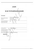  BECC MOD 1 TEST WITH QUESTIONS AND 100&percnt; SURE ANSWERS