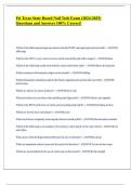 Psi Texas State Board Nail Tech Exam &lpar;2024&vert;2025&rpar; Questions and Answers 100&percnt; Correct&excl;