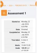 RSK2602 Assignment 1 2nd semester 2024 100&percnt;