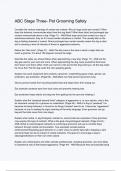 ABC Stage Three- Pet Grooming Safety Exam&lpar;elaboration&rpar; Questions & answers 