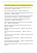 IICRC-OCT&colon; Questions & Accurate Solutions &lpar;Rated A&plus;&rpar;