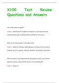 BUS X100 Exam   Questions and Answers