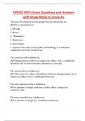 OPOTA SPO&rsquo;s Exam Questions and Answers  with Study Notes to Score A&plus;