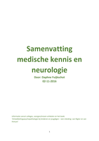 Samenvatting medische kennis en neurologie