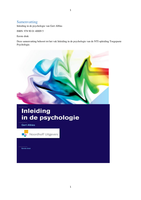 Samenvatting Gert Alblas- Inleiding in de psychologie 6765