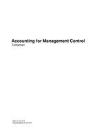 Accounting for Management Control BDK