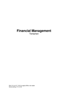 Financial Management BDK - H1 t/m H8