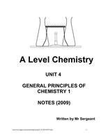 Notes Unit 4 Chemistry