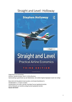 Samenvatting H5 - Straight And Level - Stephen Holloway