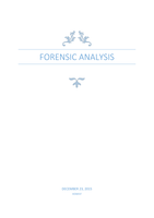 Forensic Analysis | Engels