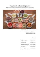 Group assignment on Superfoods 