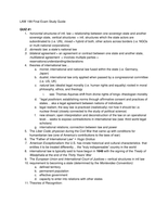LAW199 Final Exam Study Guide