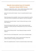 Mendix Intermediate Exam &lpar;A Graded&rpar;&vert; Questions Solved 100&percnt; Correct